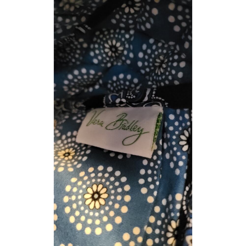 Vera Bradley Quilted Crossbody Bag Handbag Purse Calypso Blue - Picture 6 of 16